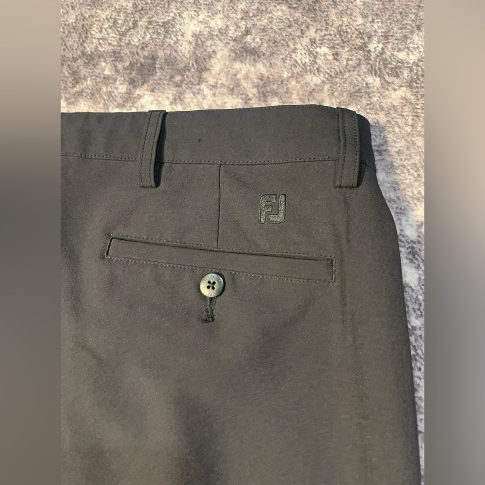 Footjoy‎ Pants Mens 36x30 Black Chino Golf Performance Stretch Athletic Casual - Picture 6 of 7